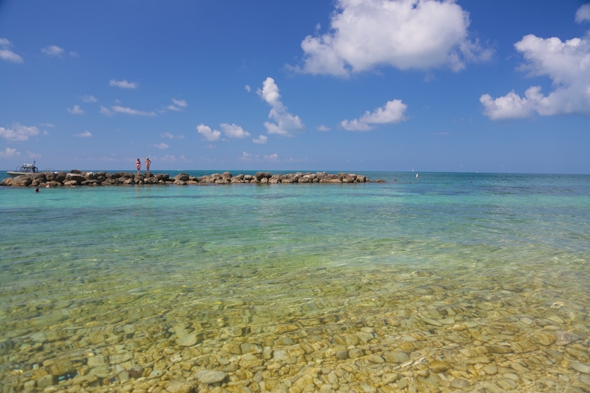 Beach at Fort Zachary Taylor State Historic Site, Key West, FL