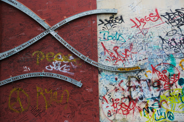Peace Wall in Belfast, Northern Ireland
