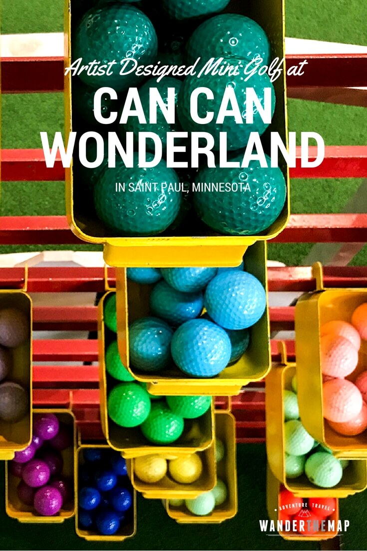 Artist Designed Mini Golf at Can Can Wonderland in Saint Paul, Minnesota