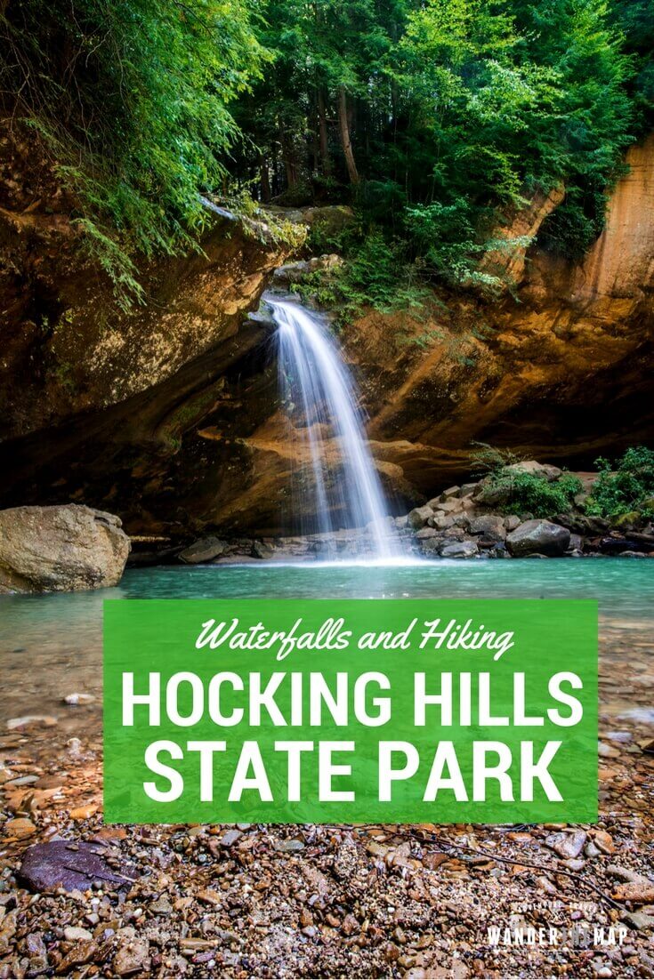 Waterfalls and Hiking at Hocking Hills State Park in Ohio, USA