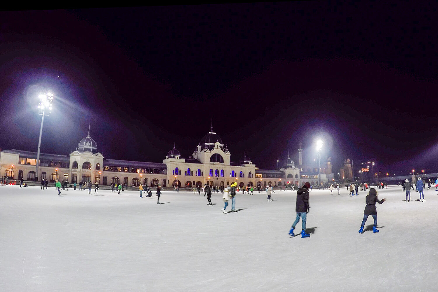 Europe s Largest Outdoor Skating Rink Ice Skating In Budapest Wander 