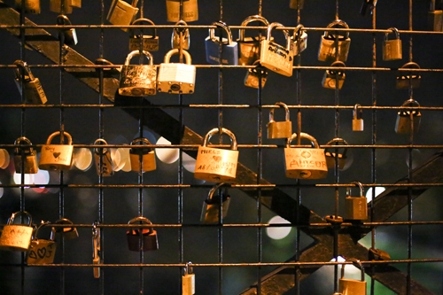 Love Locks Paris, France