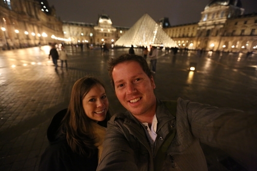 Outside the Louvre, Paris, France