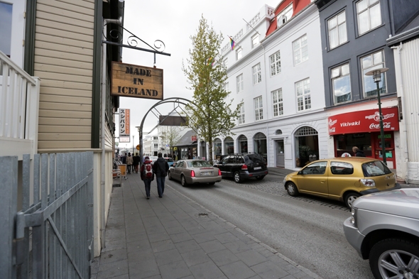Downtown shops, Reykjavik, Iceland