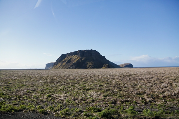 Scenery along the ring road in the south coast of Iceland