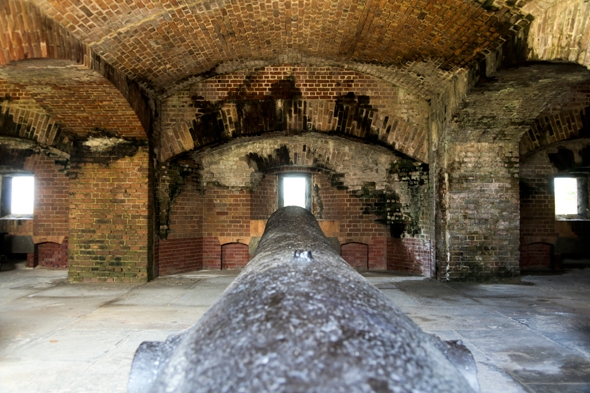 Cannons at Fort Zachary Taylor State Historic Site, Key West, FL