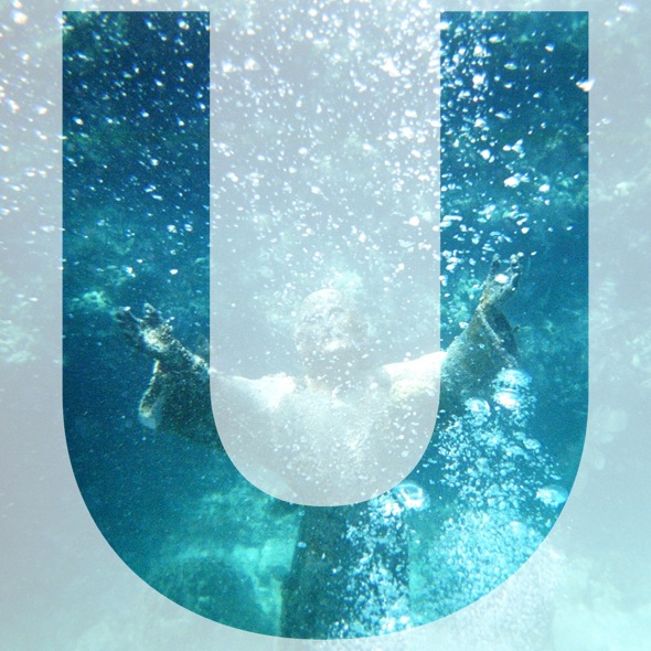 U is for Underwater Statue in Key Largo