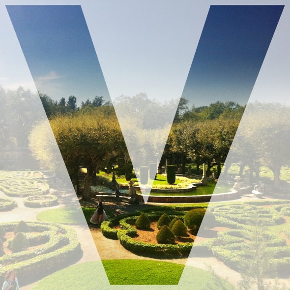 V is for the Vizcaya Gardens at the Museum in Miami