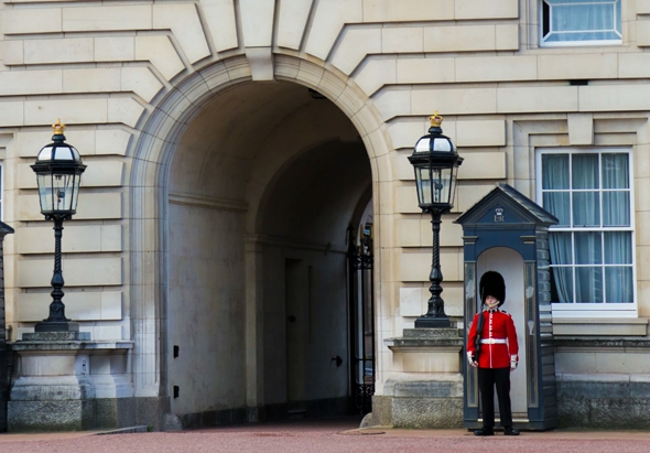 Queen's Guard at Buckingham Palace, London, England