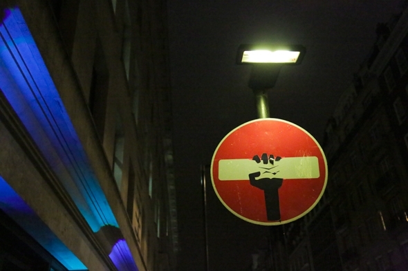 Road Sign Art, London, England