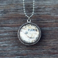 Paris Map Necklace by Perrin22 (my store!)