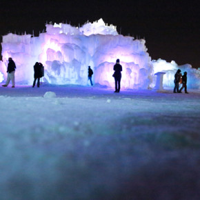 Ice Castle at the Mall of America in Minnesota