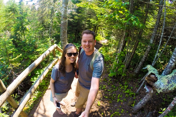 Hiking to Lookout Mountain at Cascade River State Park, Lutsen, MN