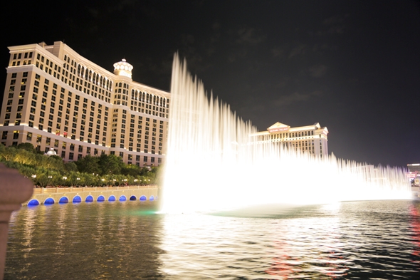 Bellagio Fountains in Las Vegas, Nevada