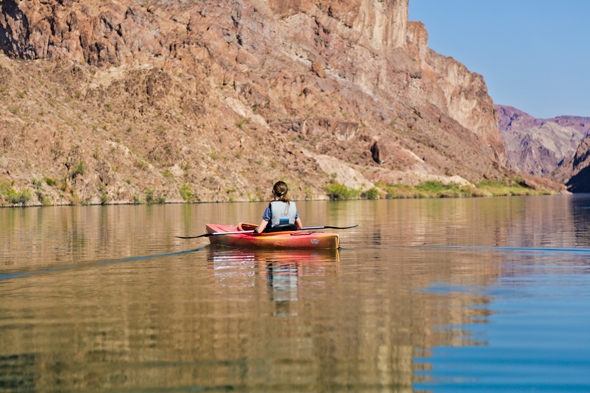 Kayaking the Black Canyon, Off the Strip Adventure, Las Vegas, Nevada