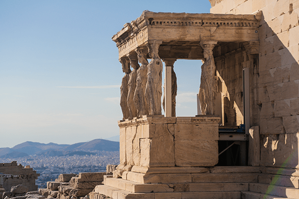 Parthenon in Athens, Greece by Wander The Map