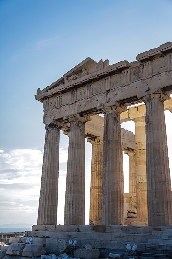 Parthenon in Athens, Greece by Wander The Map
