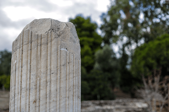 Temple of Olympian Zeus in Athens, Greece by Wander The Map