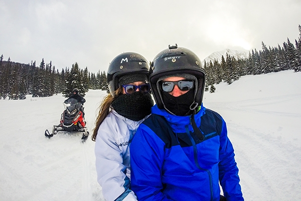 Snowmobile Tour with Good Times Adventures in Breckenridge, Colorado
