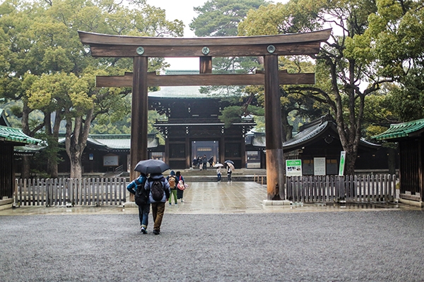 Shrines and Gardens in Tokyo, Japan