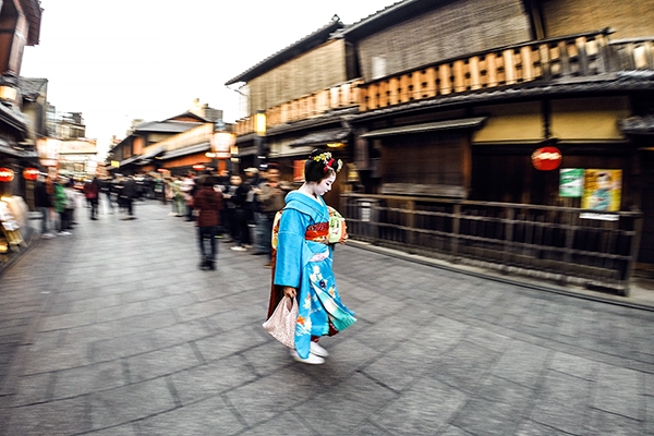 GoPro Photo Geisha Kyoto, Japan