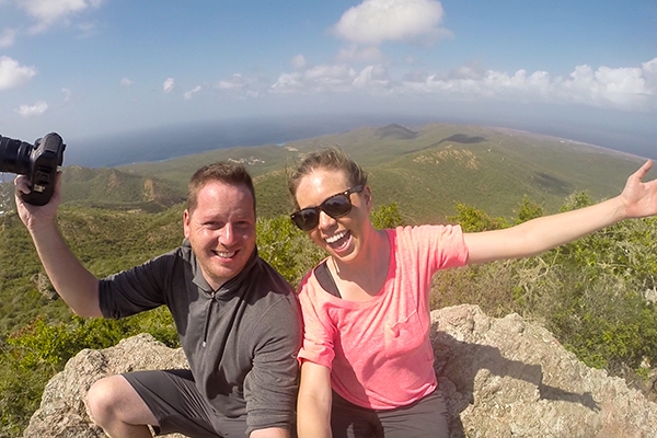 Hiking Mt Christoffel in Curacao