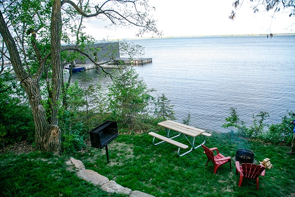 Camping in an oTENTik at Thousand Islands National Park, Canada