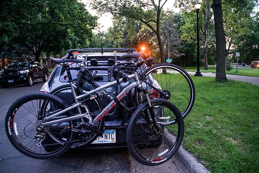 Bike Ride Midtown Greenway, Minneapolis, Minnesota, Raleigh Bicycles