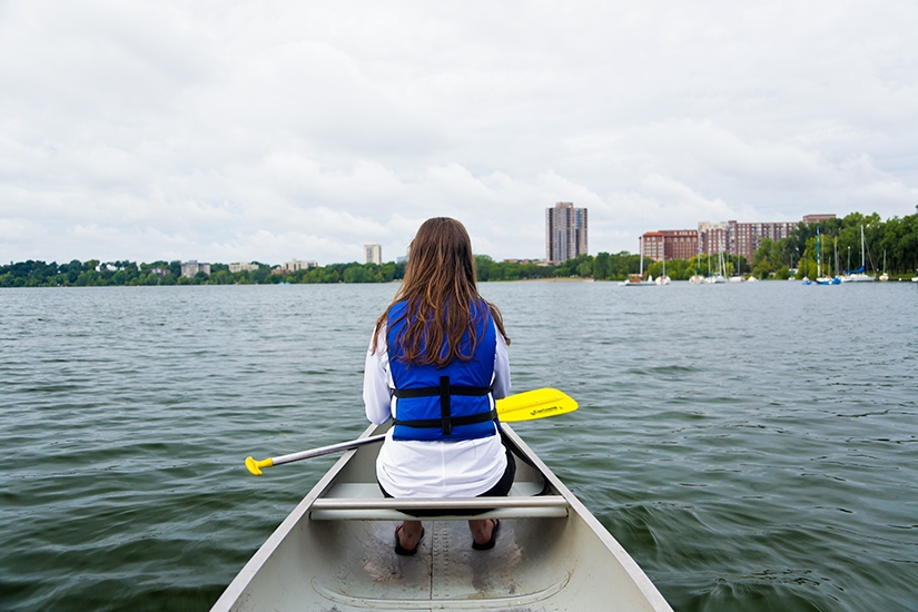Canoeing Chain of Lakes, Minneapolis, Minnesota, Favorite Urban Adventures, Wander The Map