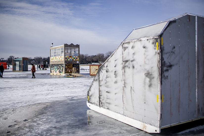 Art Shanty Projects, White Bear Lake, Minnesota