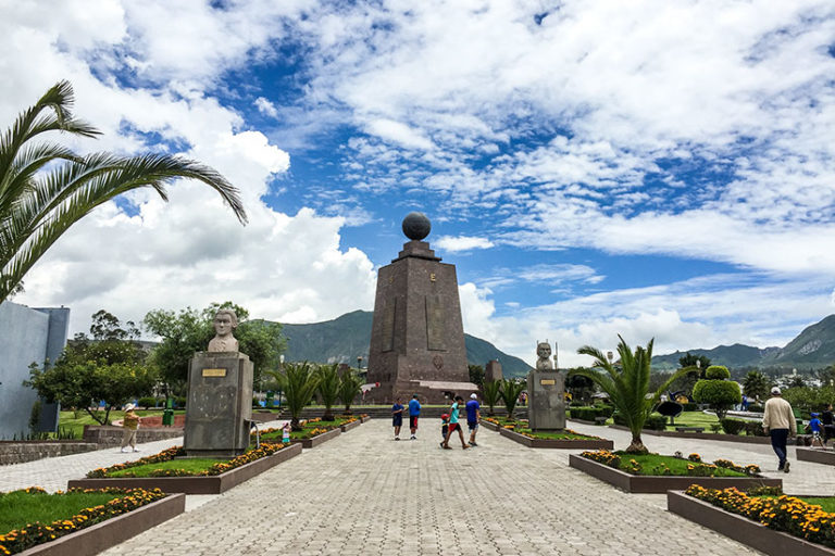 Standing At The Middle Of The World In Quito Ecuador Wander The Map