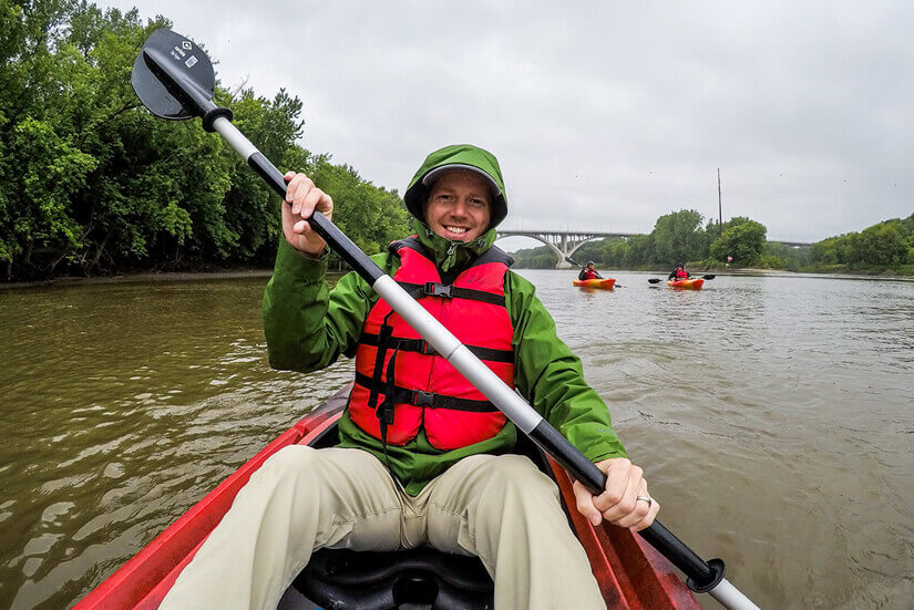 St Paul Kayaking on the Mississippi River with Minnesota Adventure Co