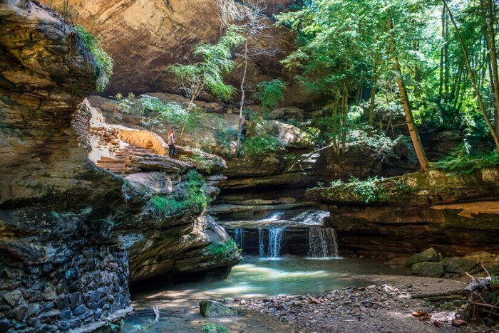 Waterfalls and Hiking at Hocking Hills State Park - Wander The Map