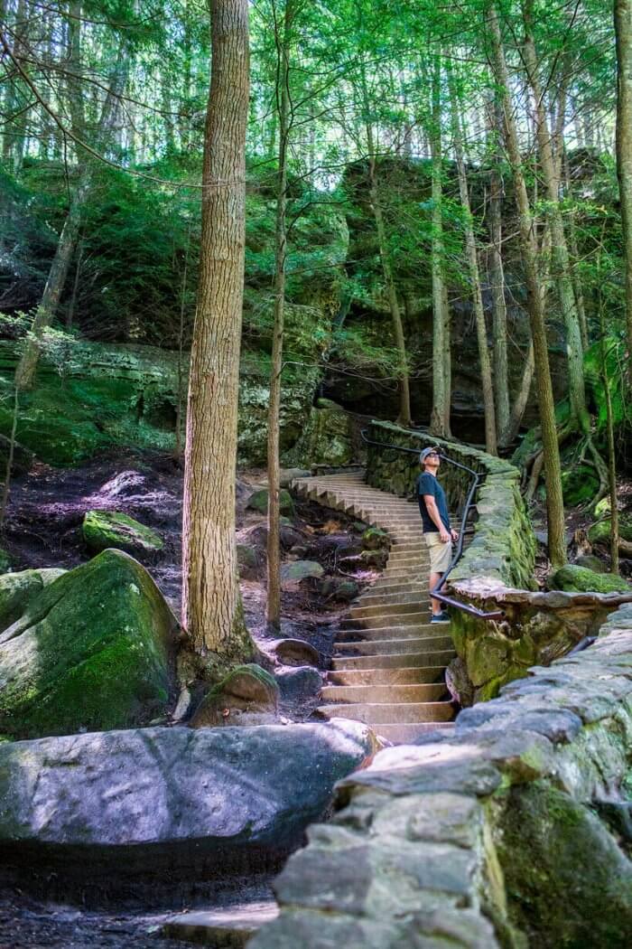 Waterfalls and Hiking at Hocking Hills State Park - Wander The Map