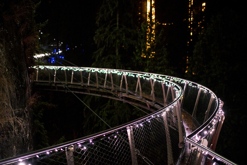 Canyon Lights at Capilano Suspension Bridge Park, Vancouver, Canada