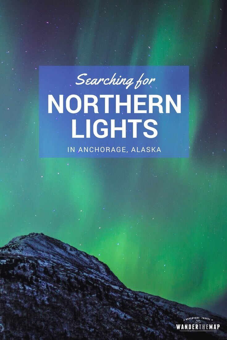 Searching for Northern Lights in Anchorage, Alaska
