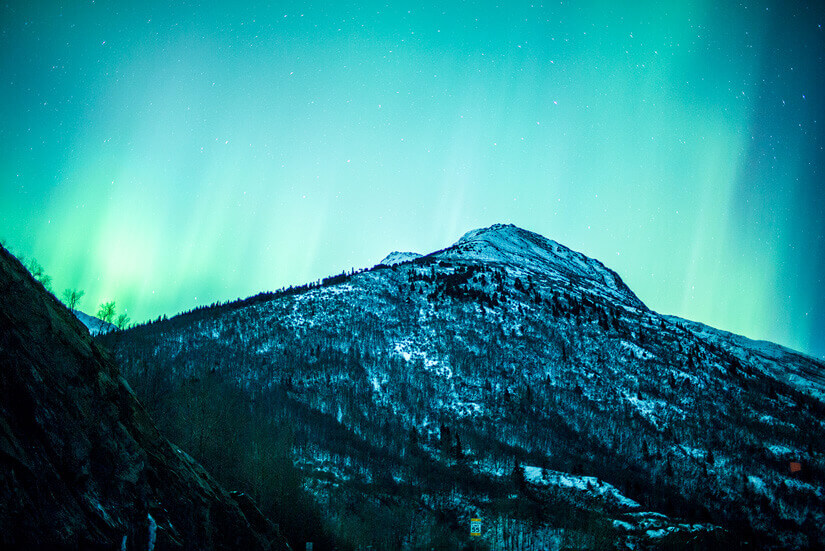 Northern Lights in Anchorage, Alaska