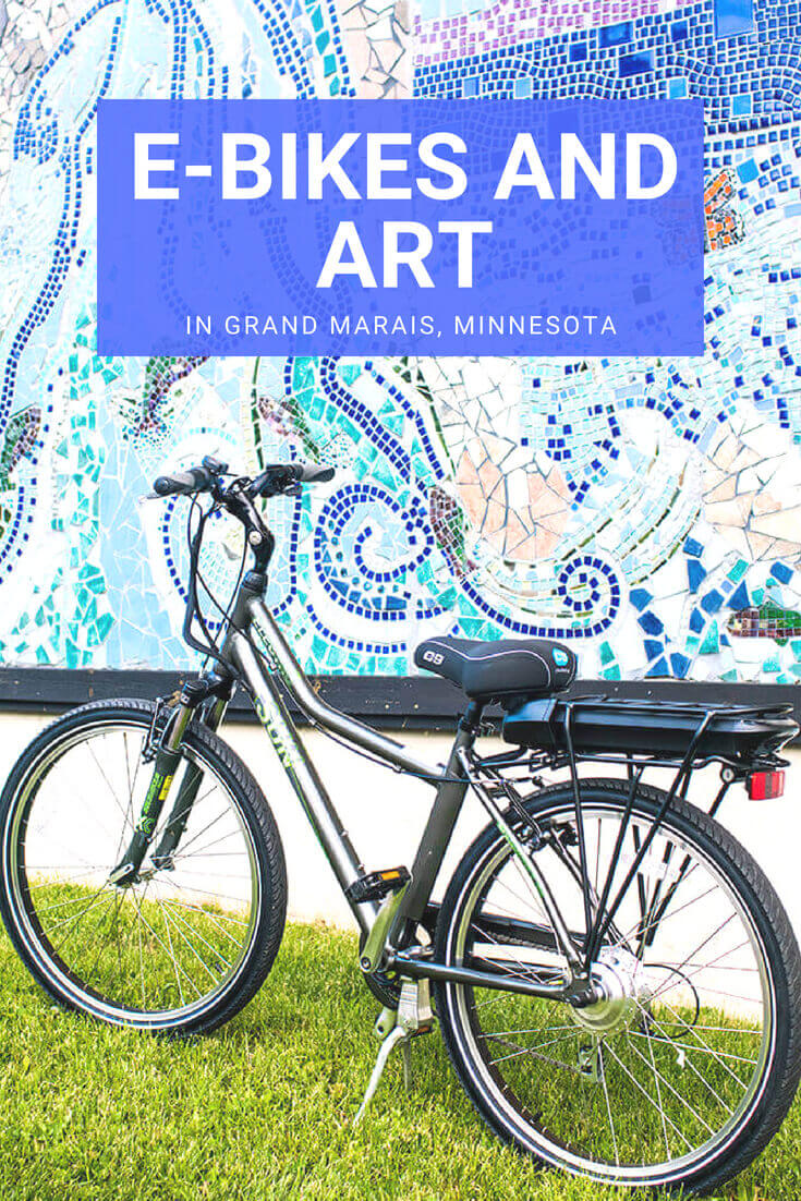 Exploring the Art in Grand Marais by E-Bike
