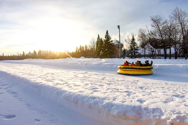 Sliding into Winter Snow Tubing and Waterslides in Quebec Wander The Map