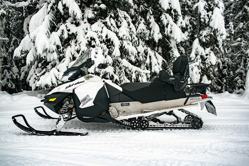 Snowmobiling at North Pole, Alaska