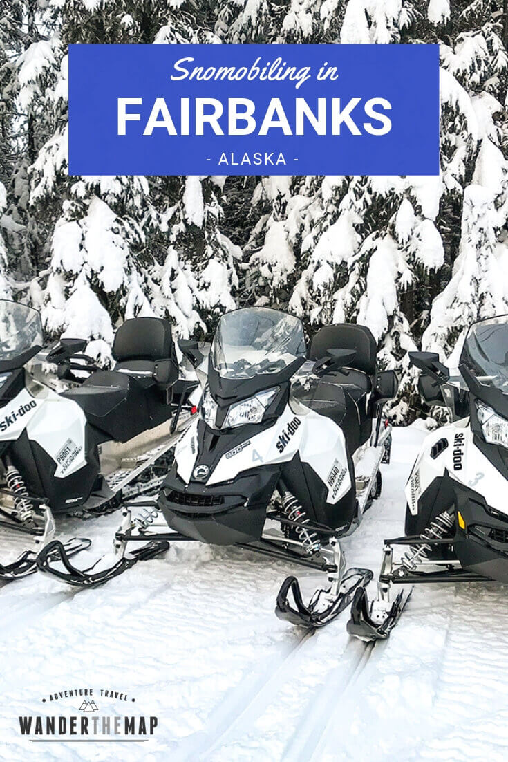 Fairbanks Adventures: Snowmobiling in North Pole, Alaska