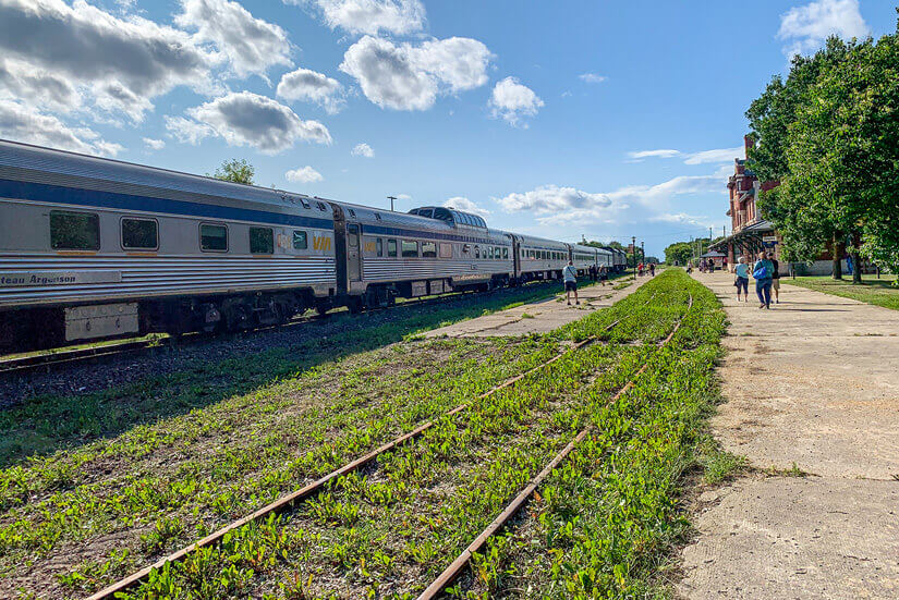 ViaRail Train from Winnipeg to Churchill, Manitoba, Canada