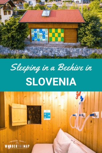 Sleeping in a beehive in Slovenia